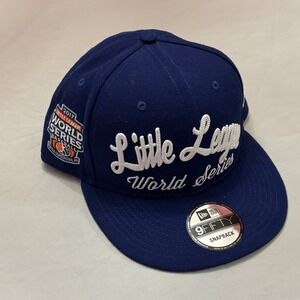 New Era 9FIFTY Snapback Hat Mens OSFA Blue Like New Little League World Series